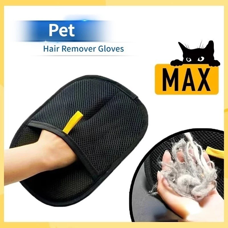 Removedor de Pelos Pet e Luva Magnética Estática Dupla Face